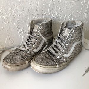 Vans Sk8-Hi Glitter High-Top Sneakers